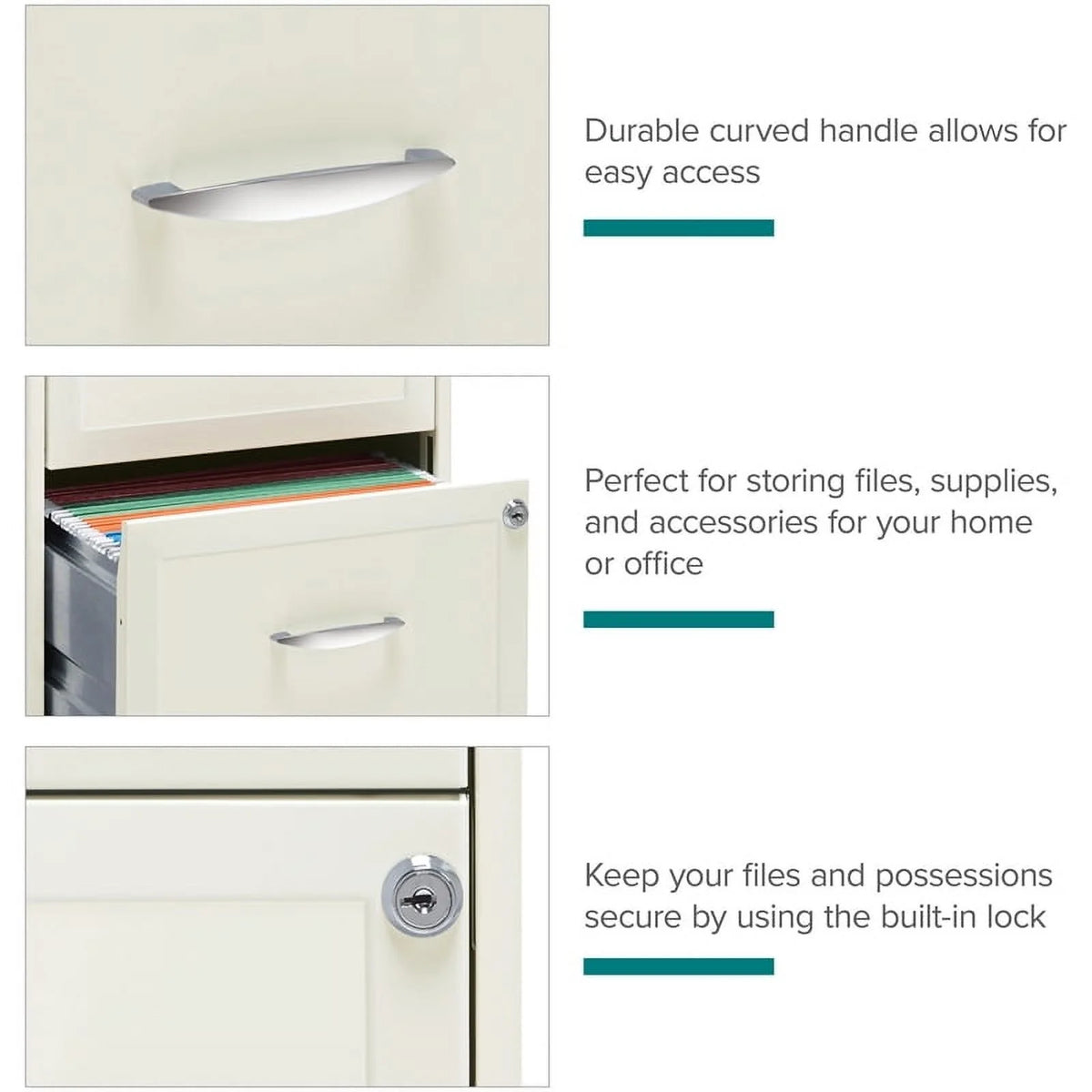 2 Drawer Steel Mobile File Cabinet I496