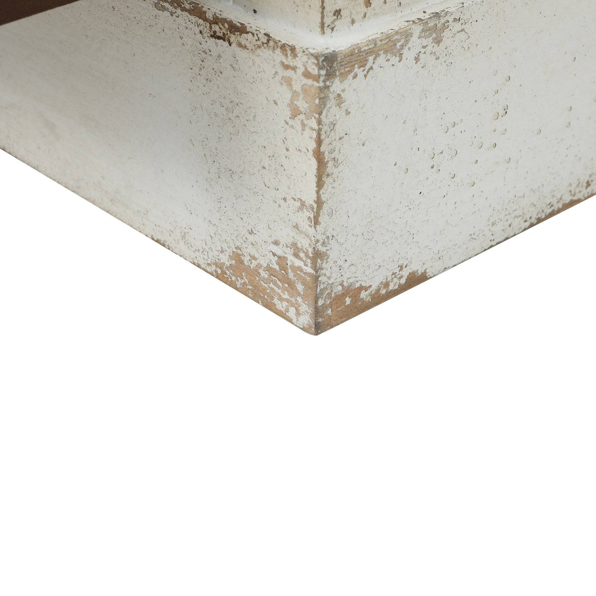 Rustic White and Natural Wood Accent Chest W204077