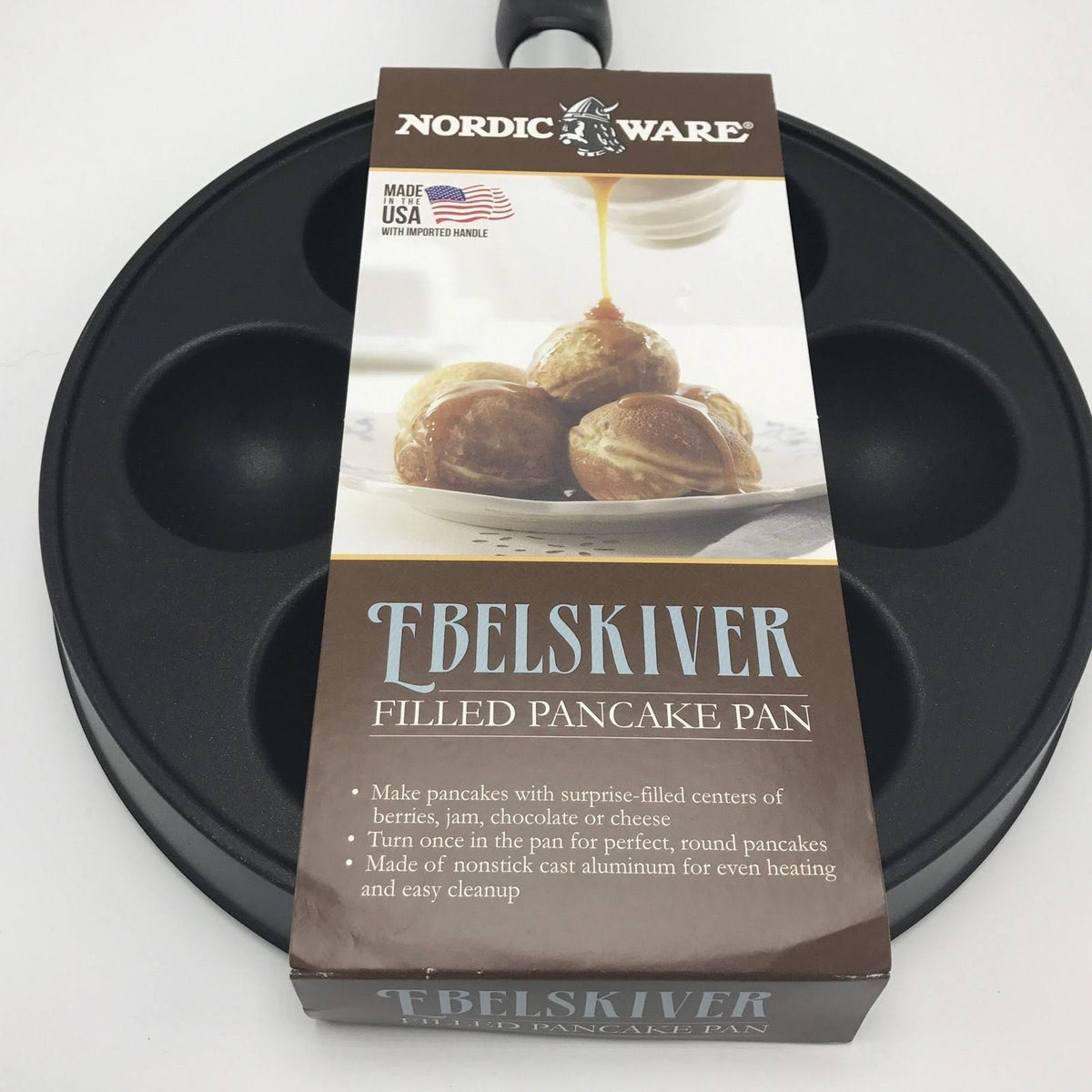 Black Danish Ebleskiver Pan R410