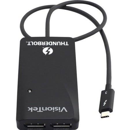 Thunderbolt 3 to Dual DisplayPort Active Adapter M50572