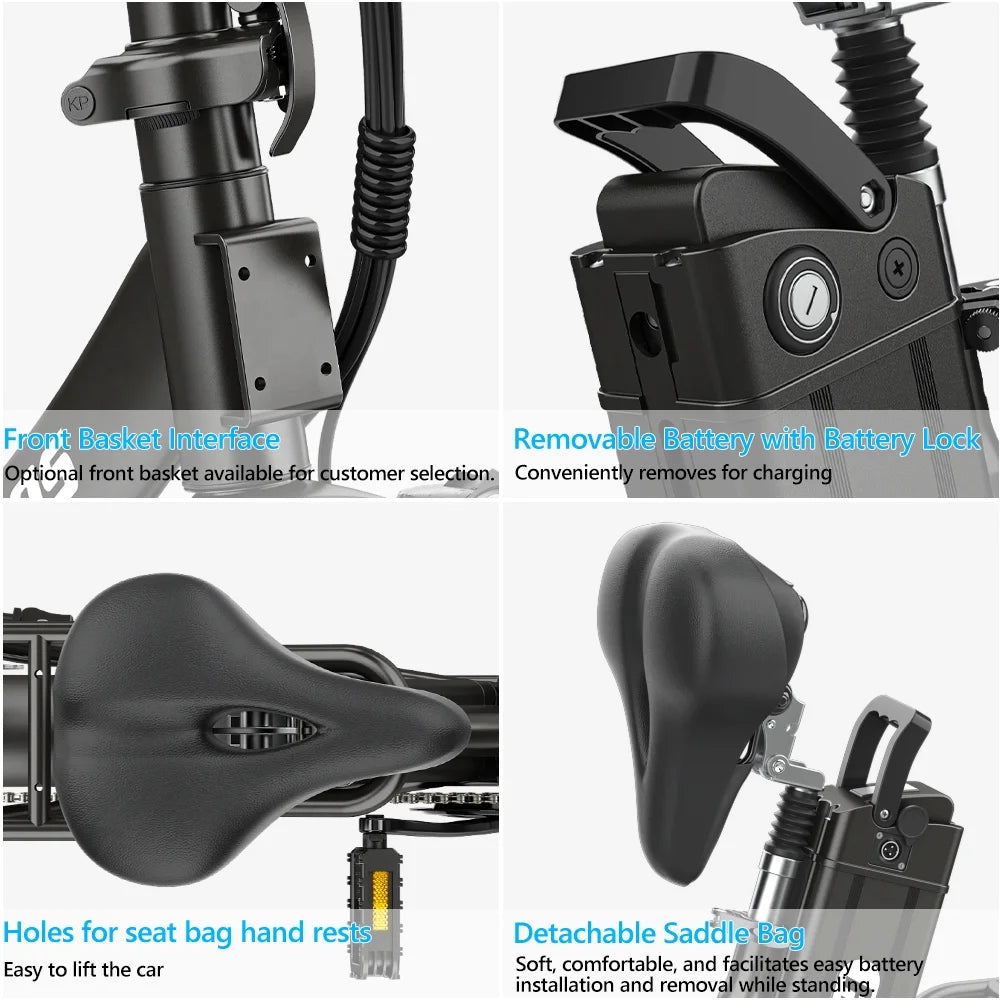 800W 16Ah Electric Scooter with Seat I285