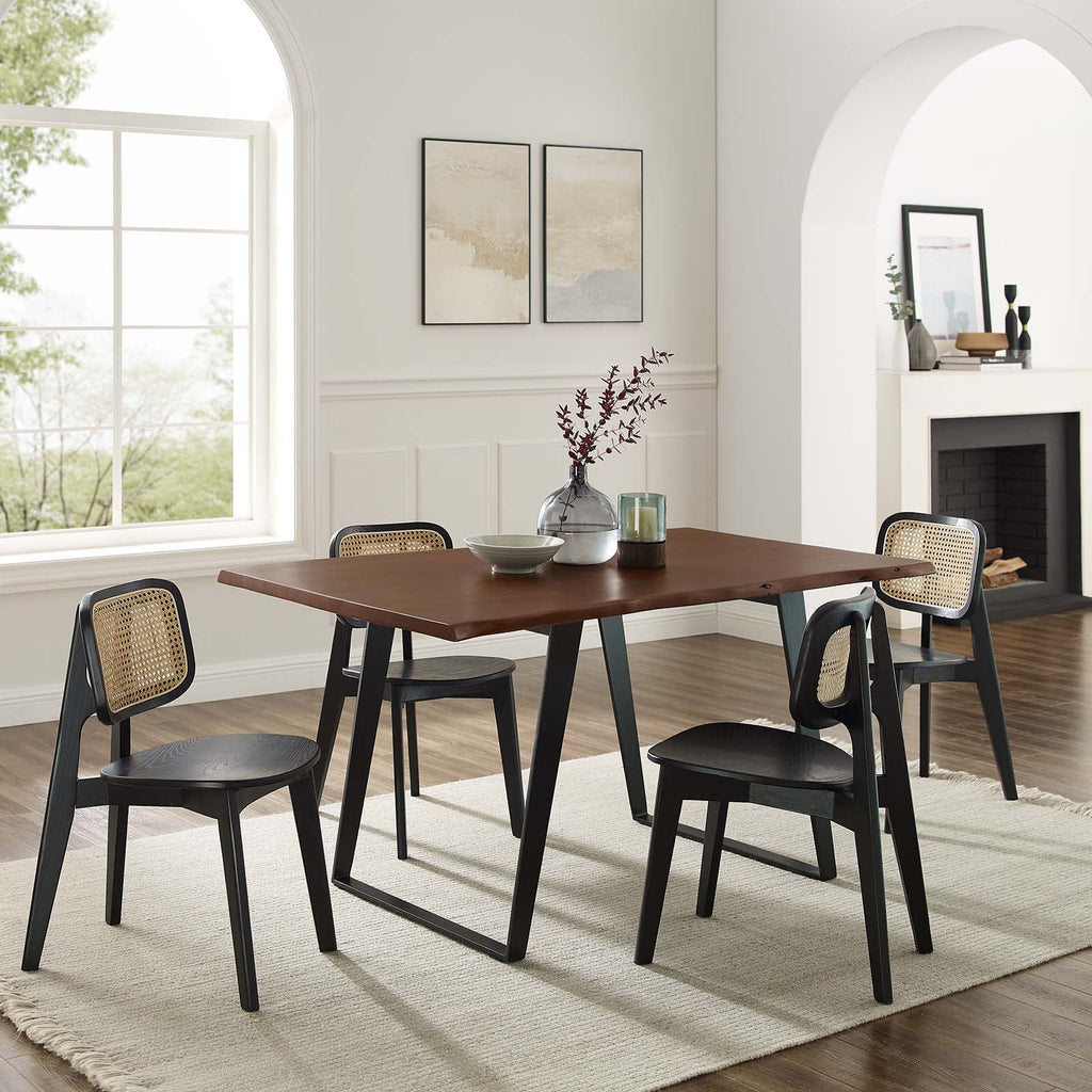 60" Live Edge Acacia Wood Dining Table M2306