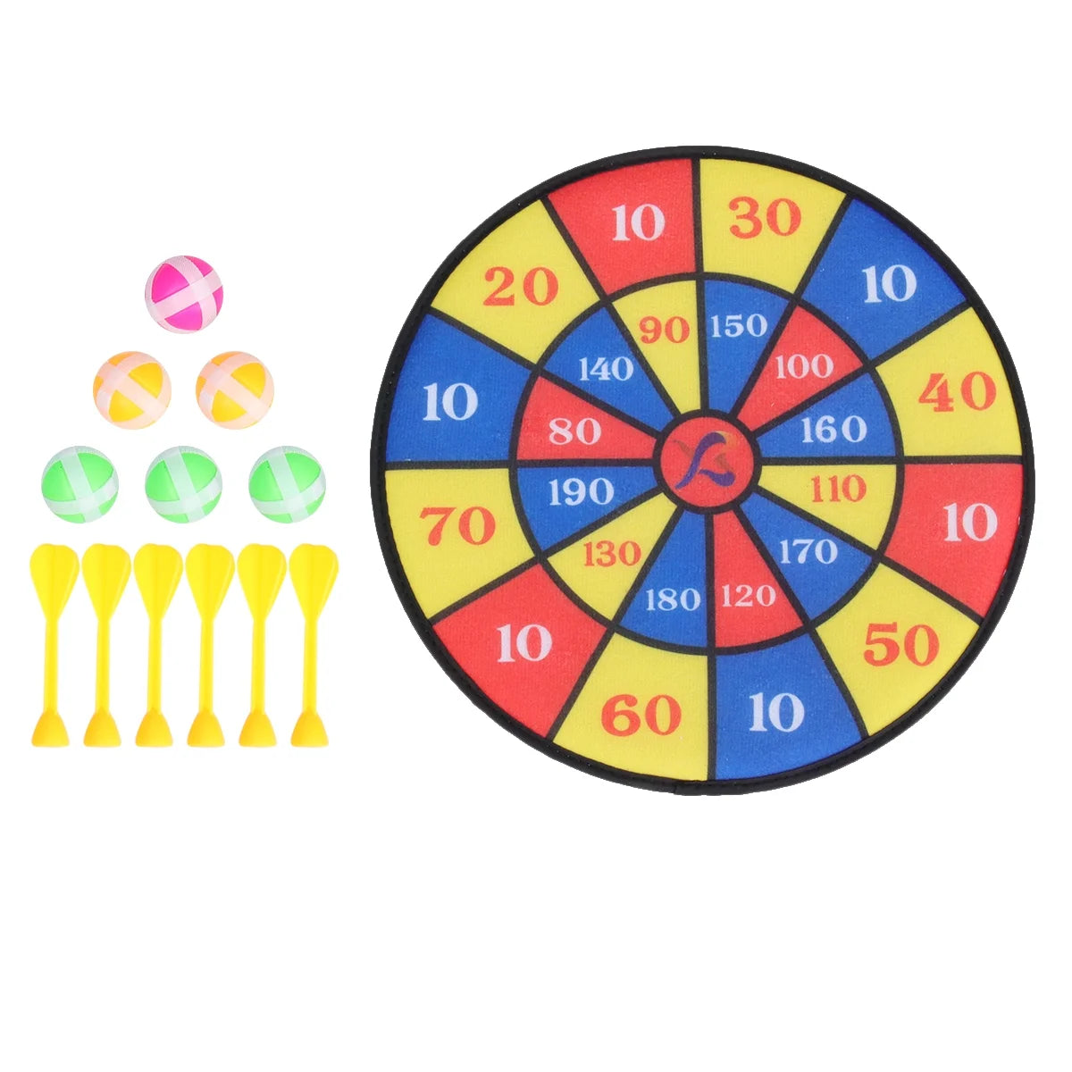 Flocking Dart Board with 4pcs Darts Dartboard Set D41590