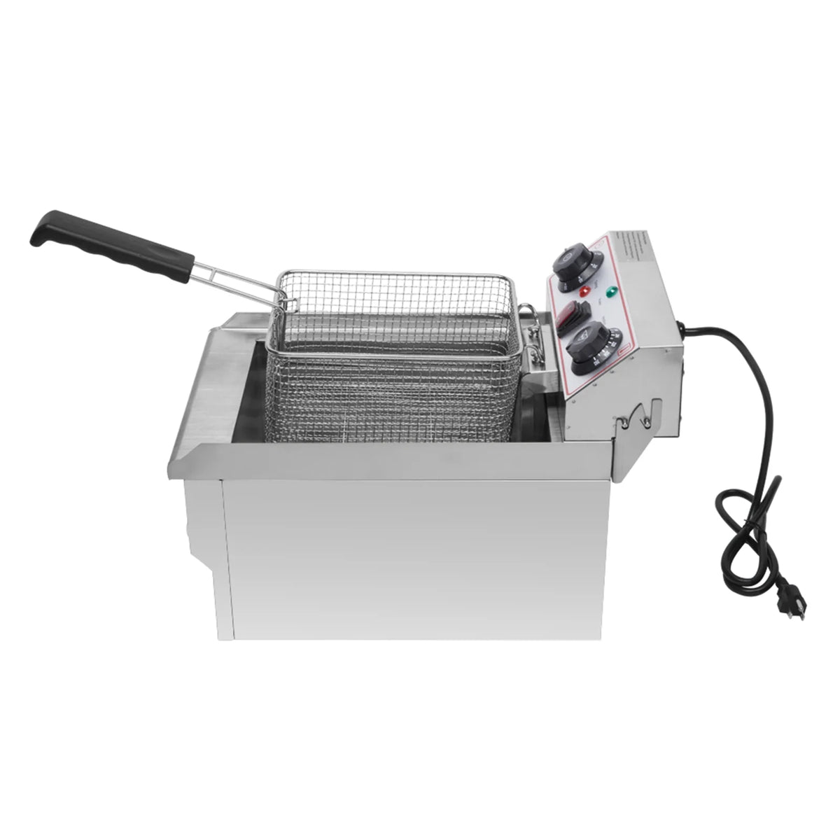 8.5QT Stainless Steel Single Tank Deep Fryer 1700W A89045