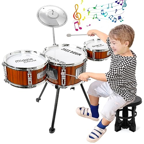 Kids Drum Set with Stool D6897