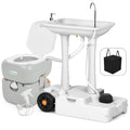 Portable Sink and 5.8 Gallon Toilet Combo D930354