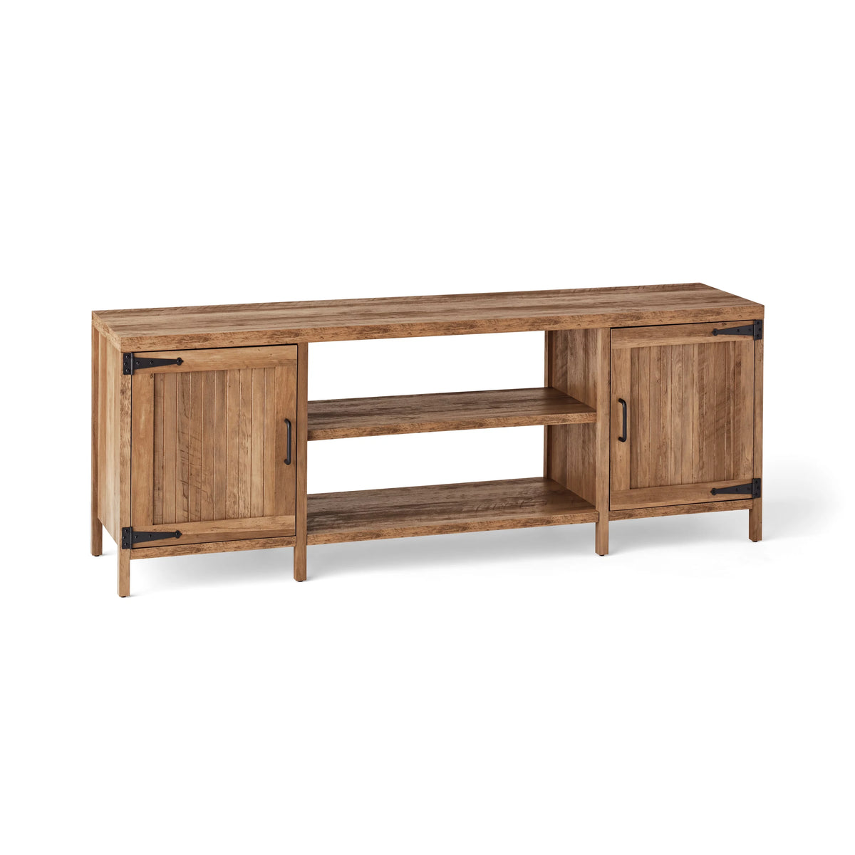 Rustic Weathered Oak TV Stand F2350