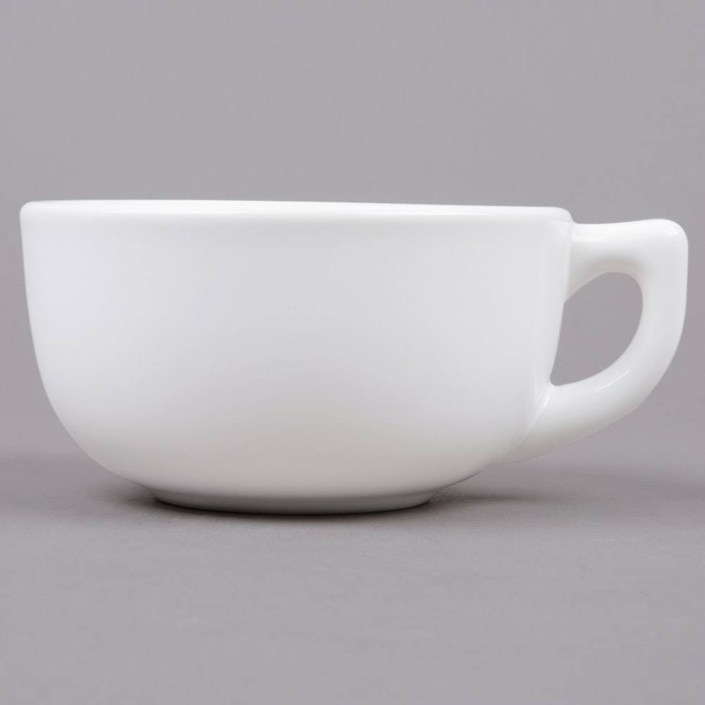 Cappuccino Cup 14oz White D935