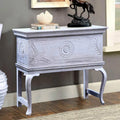 Reclaimed Wood Hand Carved Console Table U199