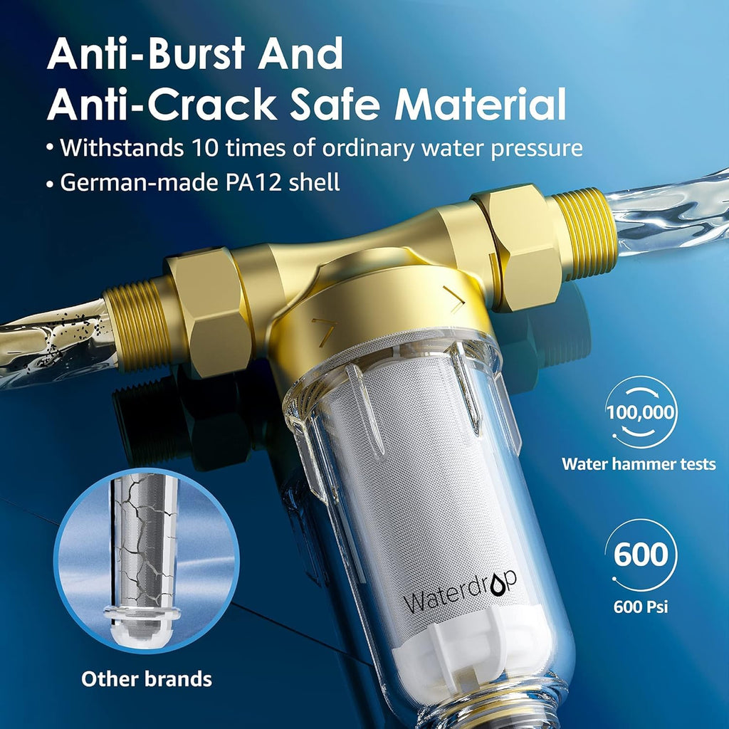 50-Micron Reusable Whole House Water Filter, Pack of 2 O99613