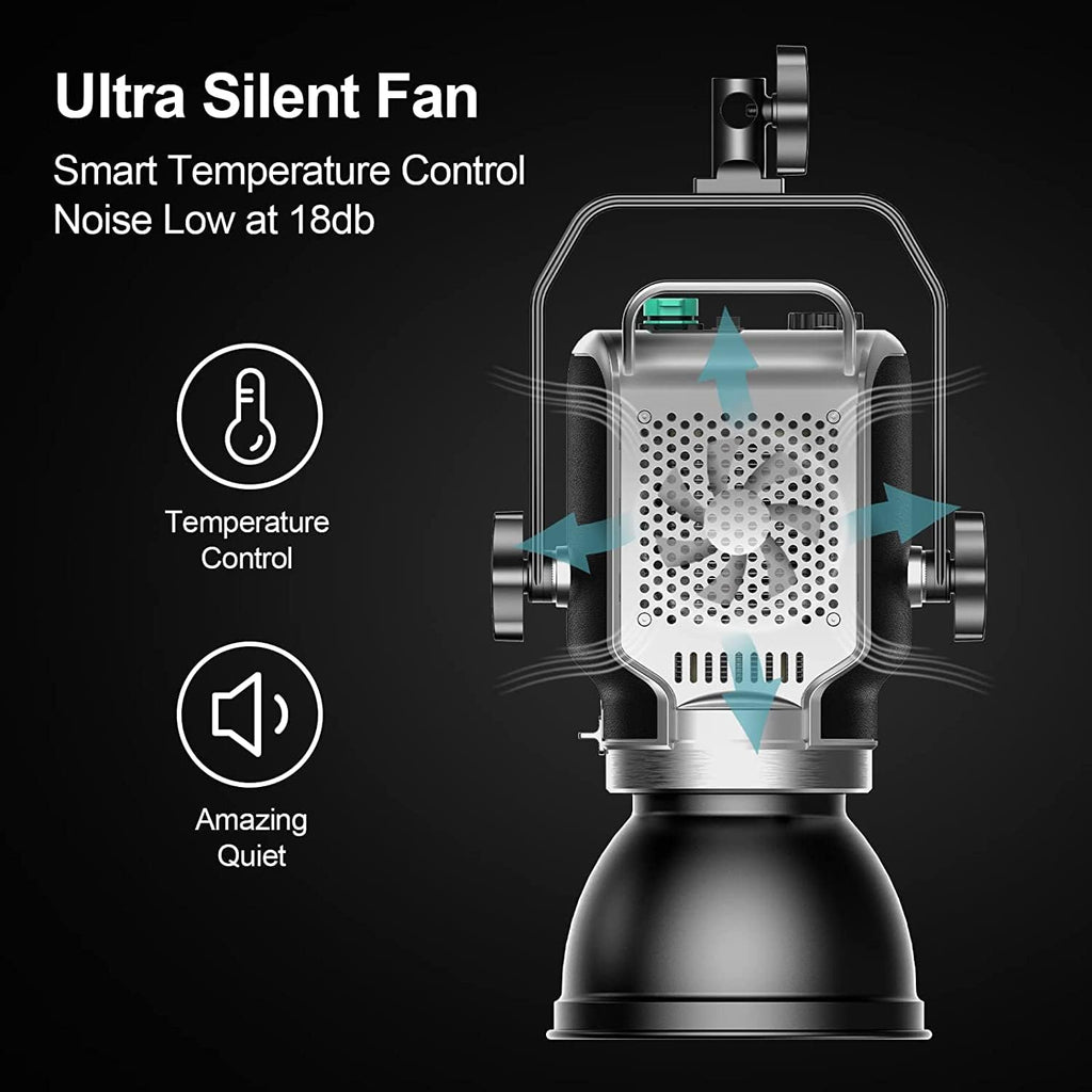 200W 5600K LED Video Light with DMX/Bluetooth App Control G6551