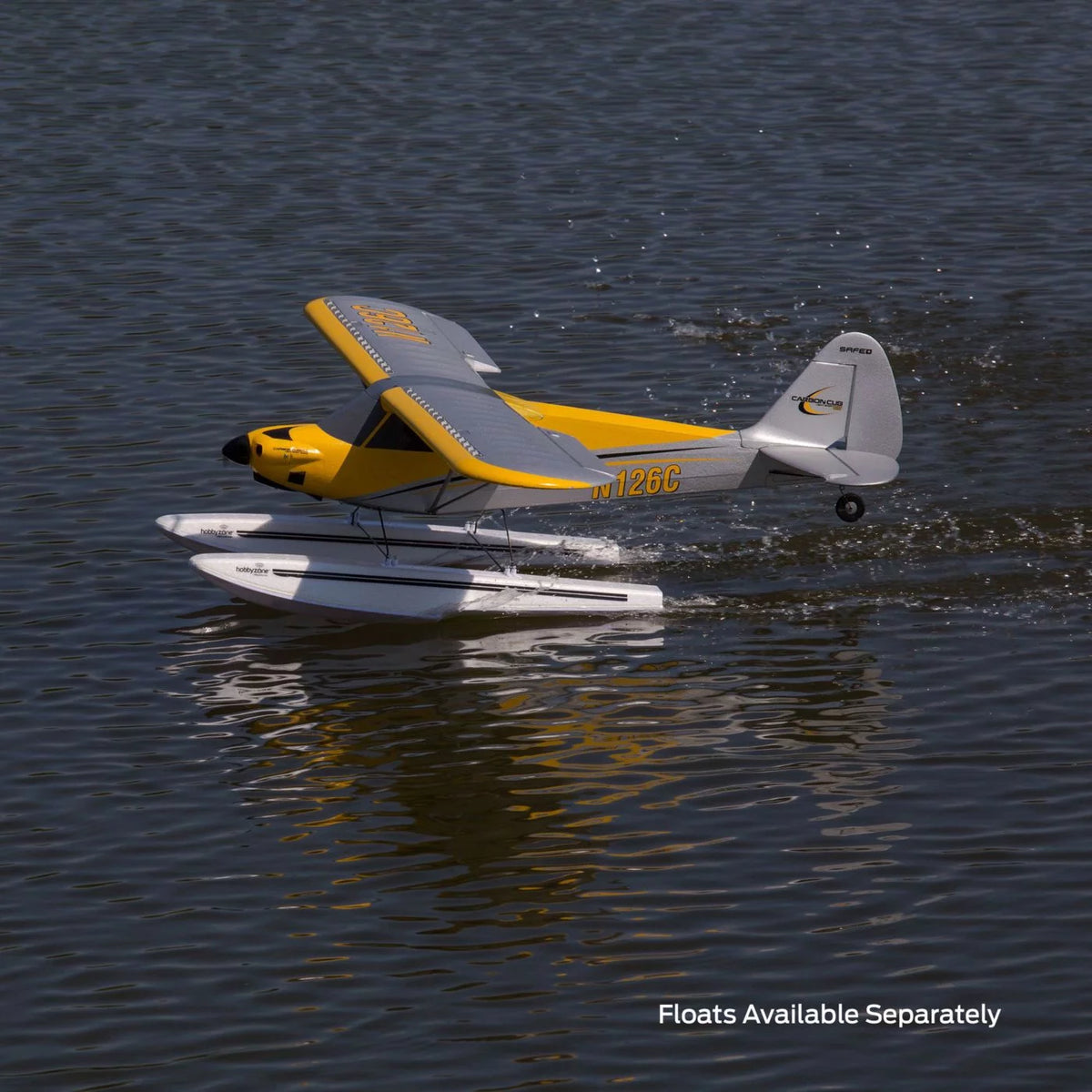 Yellow 1.3m RC Airplane O41487