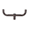 Double Bull Horn Light Bracket 2-3/8in Pole Mount Tenon Adapter Bronze C7612