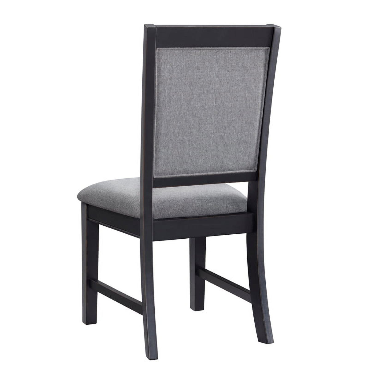 Black and Grey Linen Dining Room Chair (Set of 2) R246061