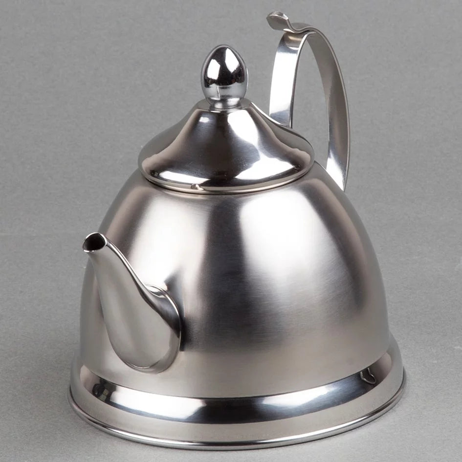 1.0 Quart Stainless Steel Tea Kettle with Infuser Basket H261218
