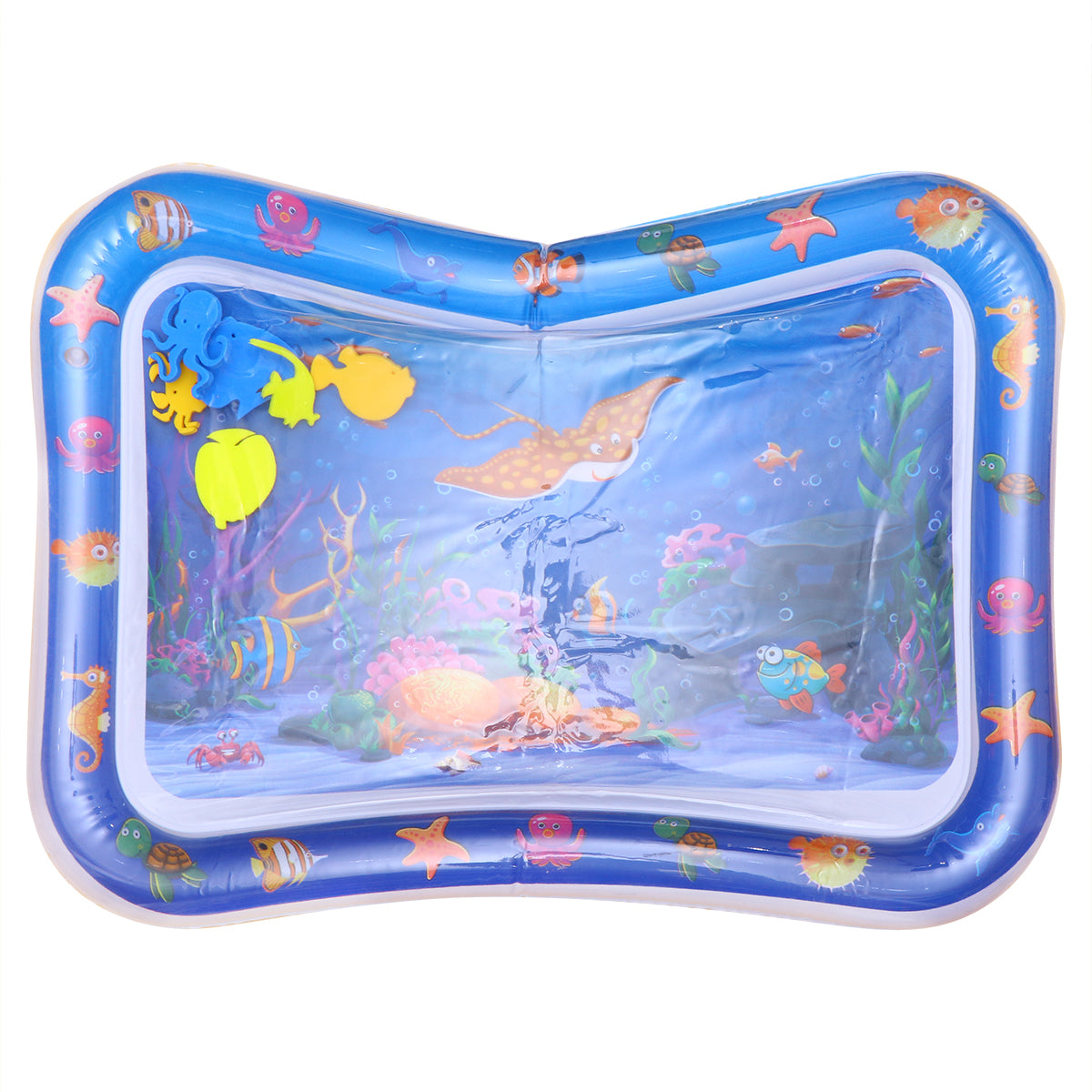 Inflatable Crawling Cushion Water Play Mat (Blue) F232474