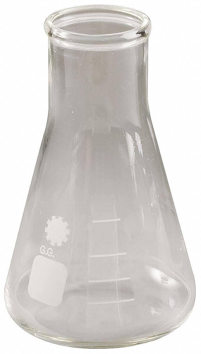 Clear 2000mL Narrow Neck Erlenmeyer Flask, PK6 K5941