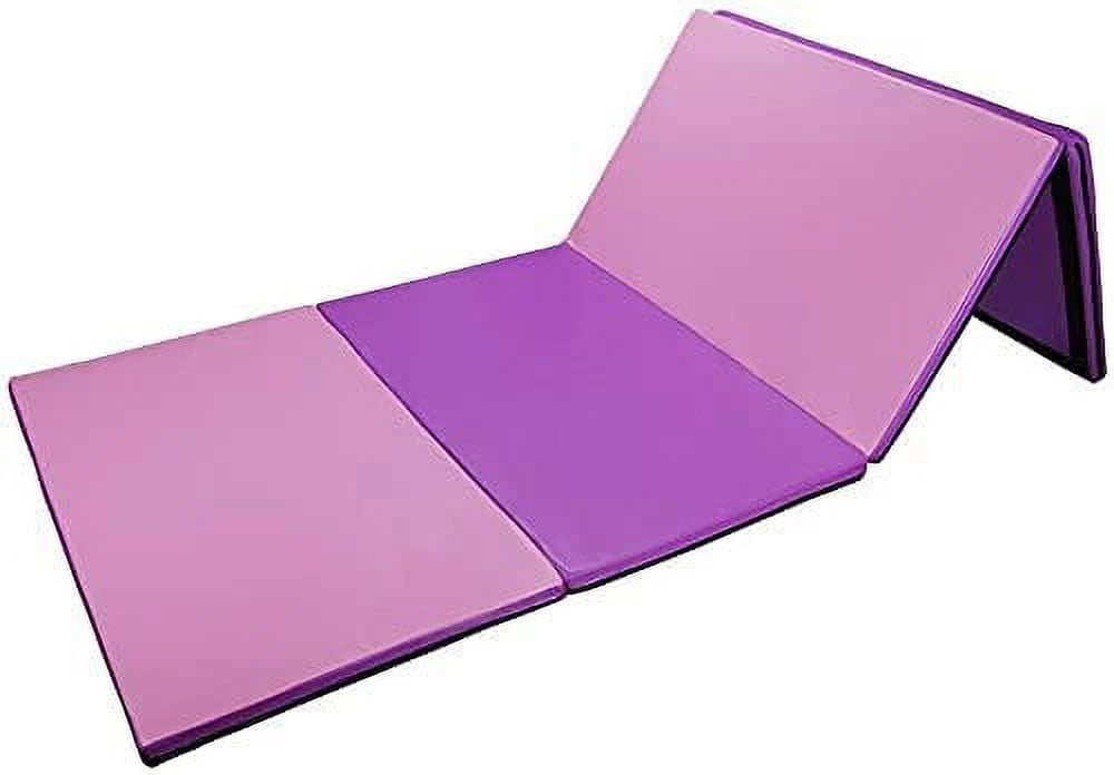 4'x10'x2'' Folding Exercise Mat with Carrying Handles X245