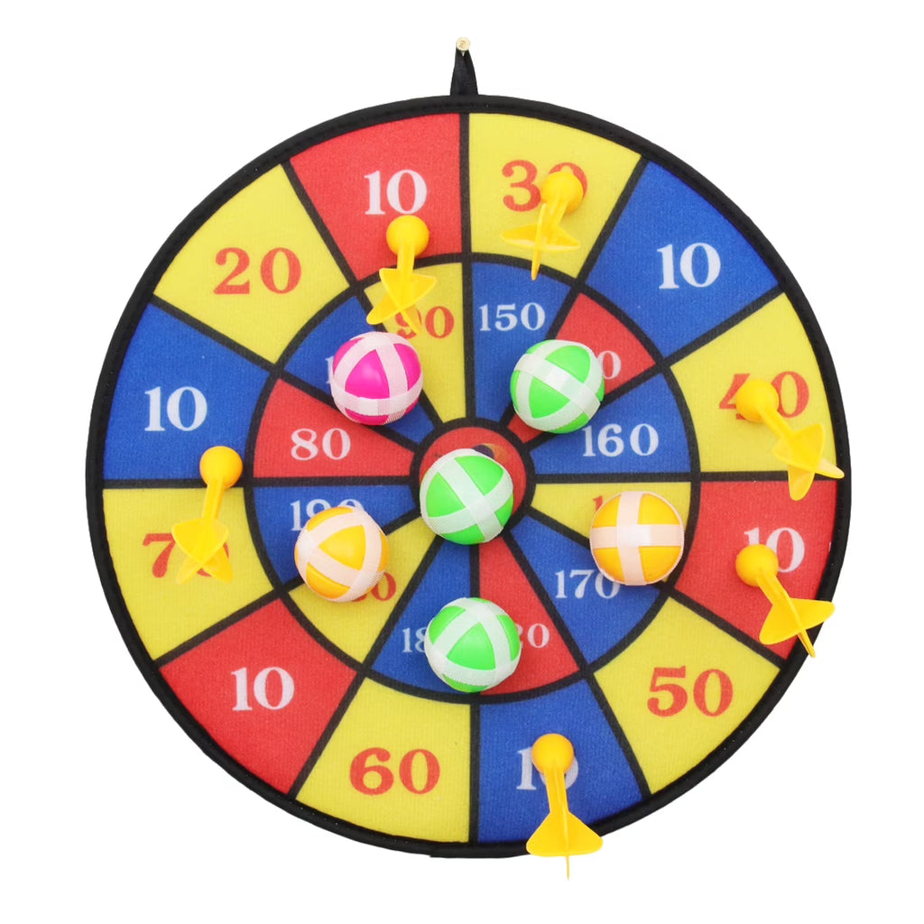 Flocking Dart Board with 4pcs Darts Dartboard Set D41590