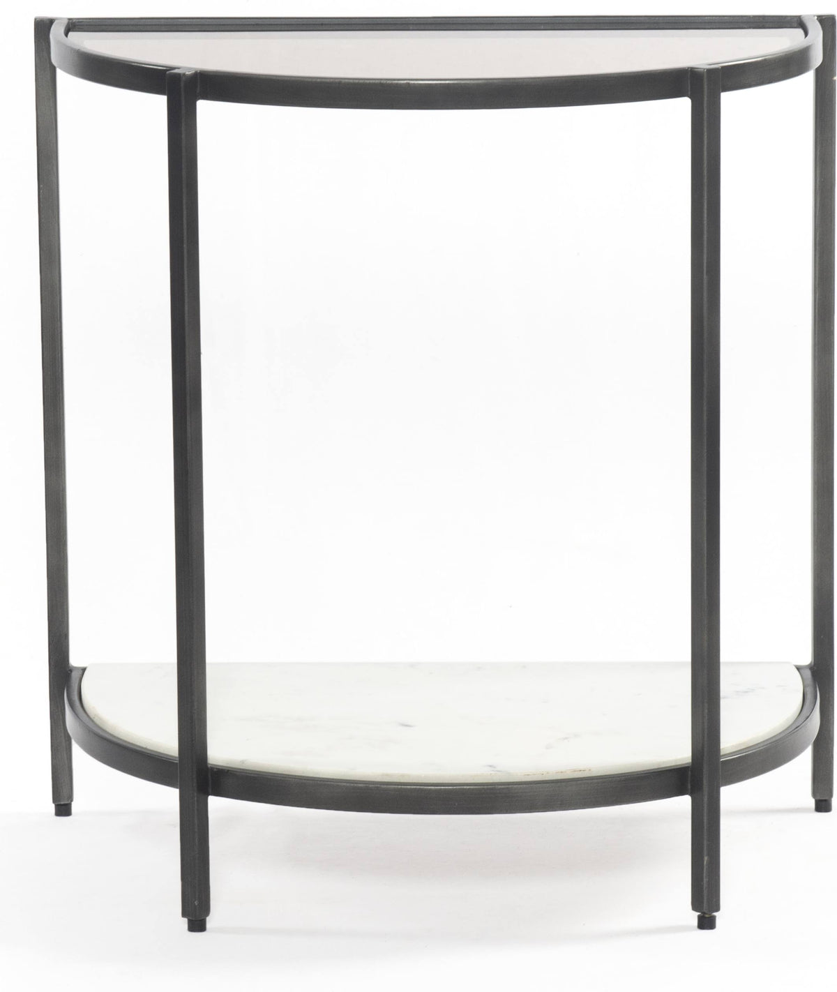 Grey Smoked Glass End Table O5086
