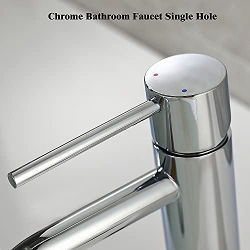 Brushed Gold Single Handle Vessel Sink Faucet T377