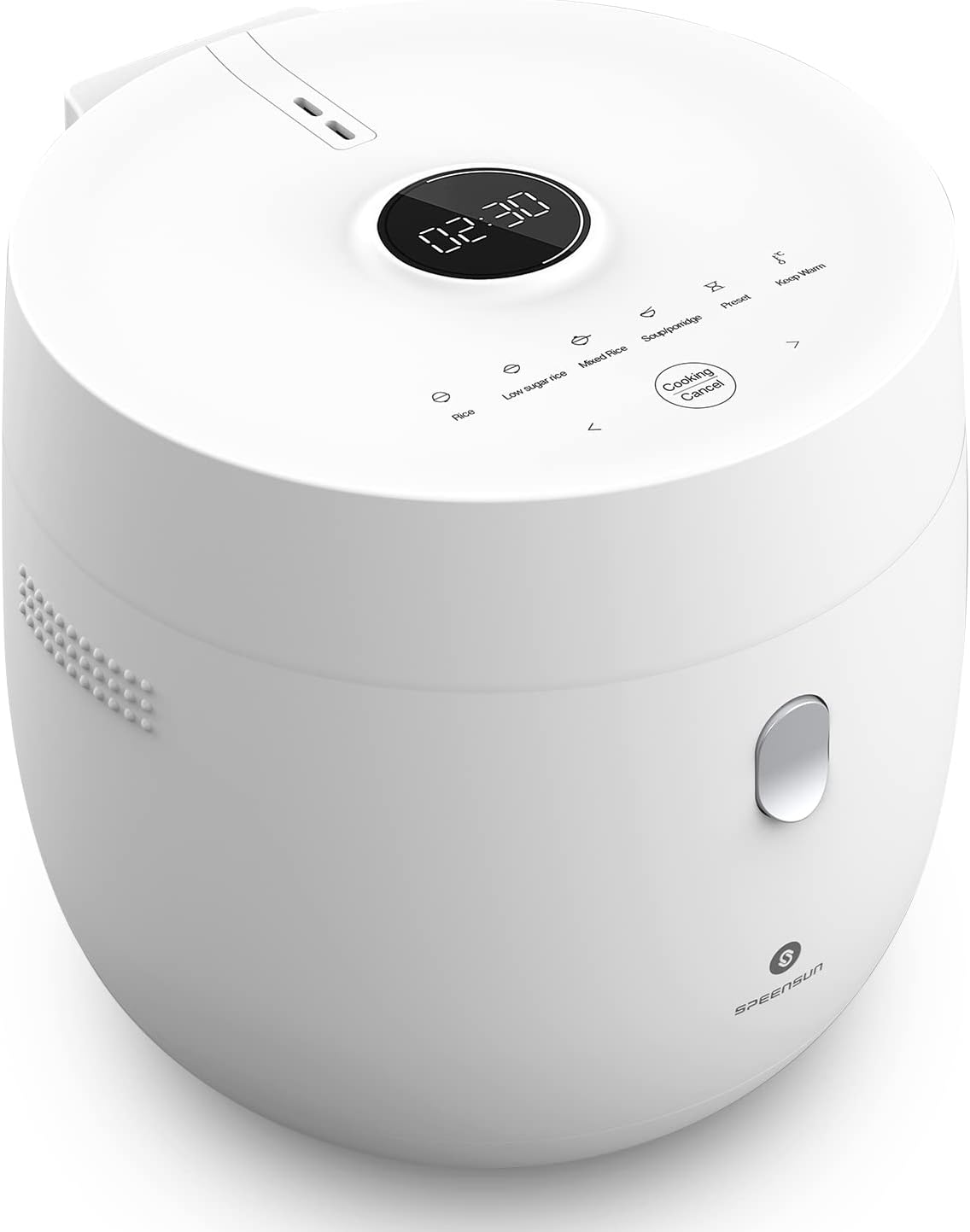 4 Cups Uncooked Digital Rice Cooker with Nonstick Inner Pot R946