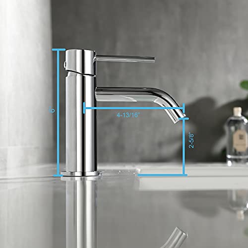 Brushed Gold Single Handle Vessel Sink Faucet T377