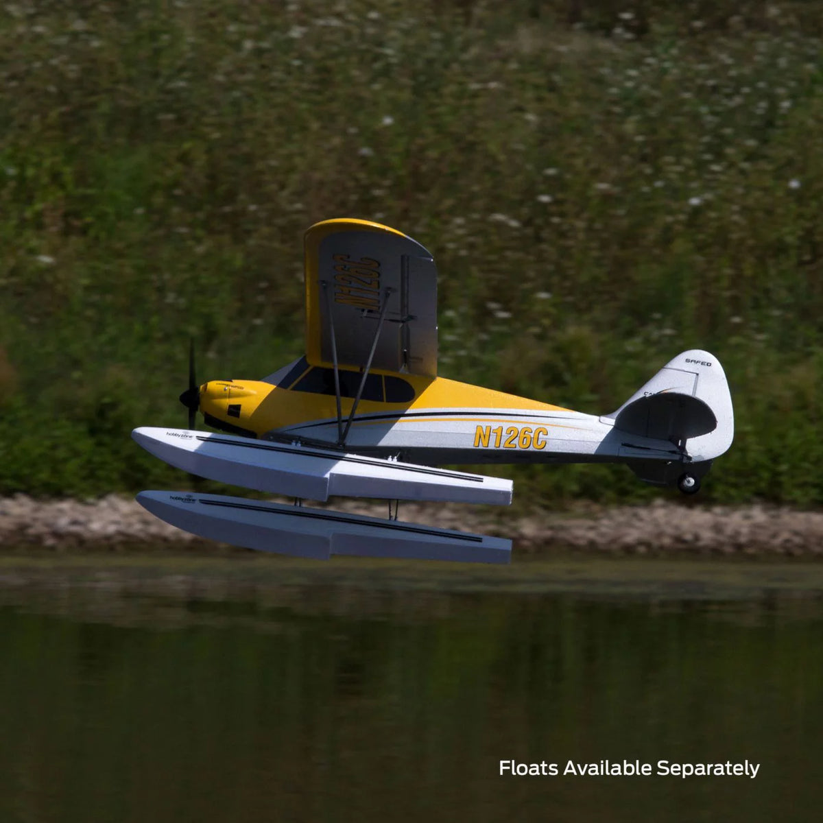 Yellow 1.3m RC Airplane O41487