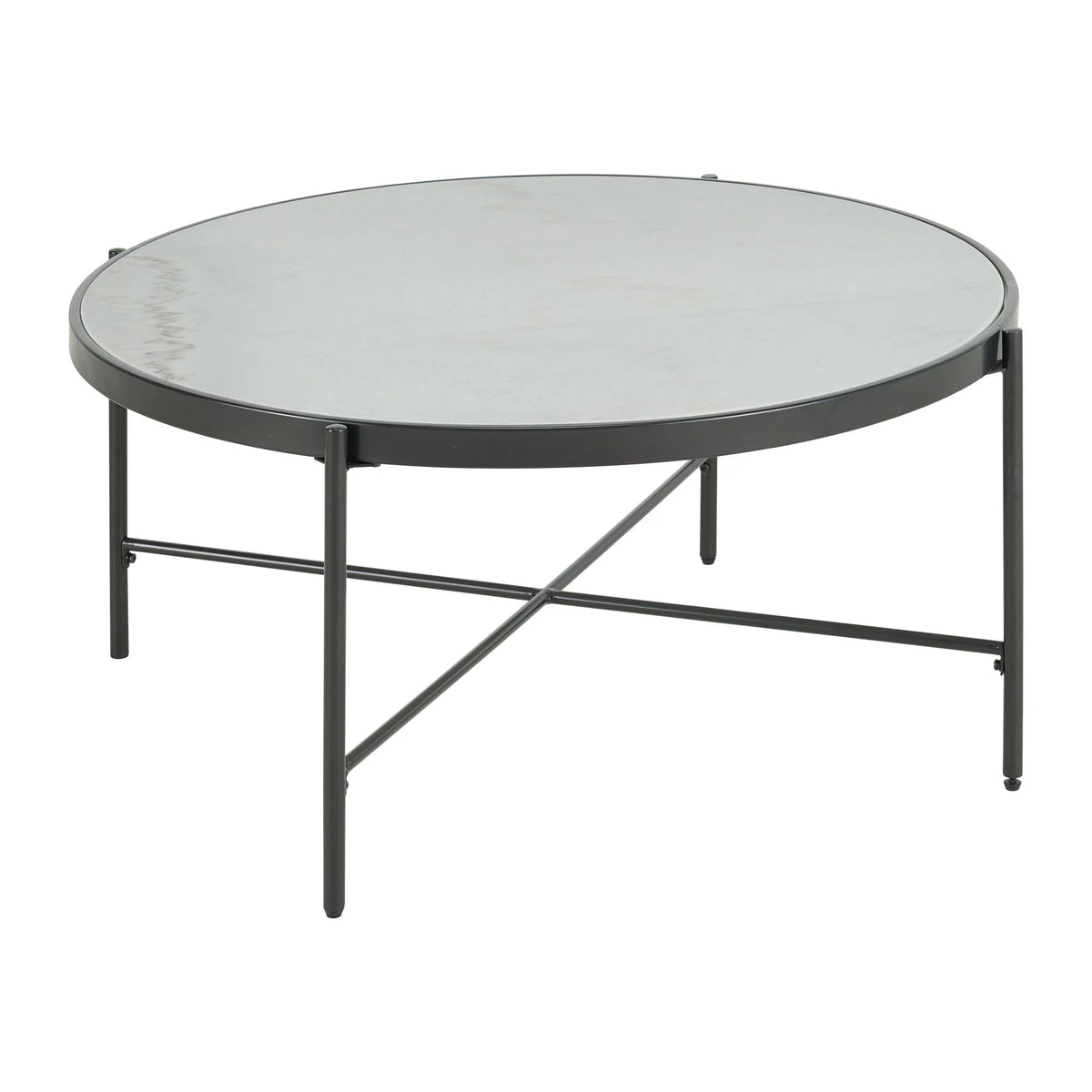 Round Coffee Table with Marble Top S93829