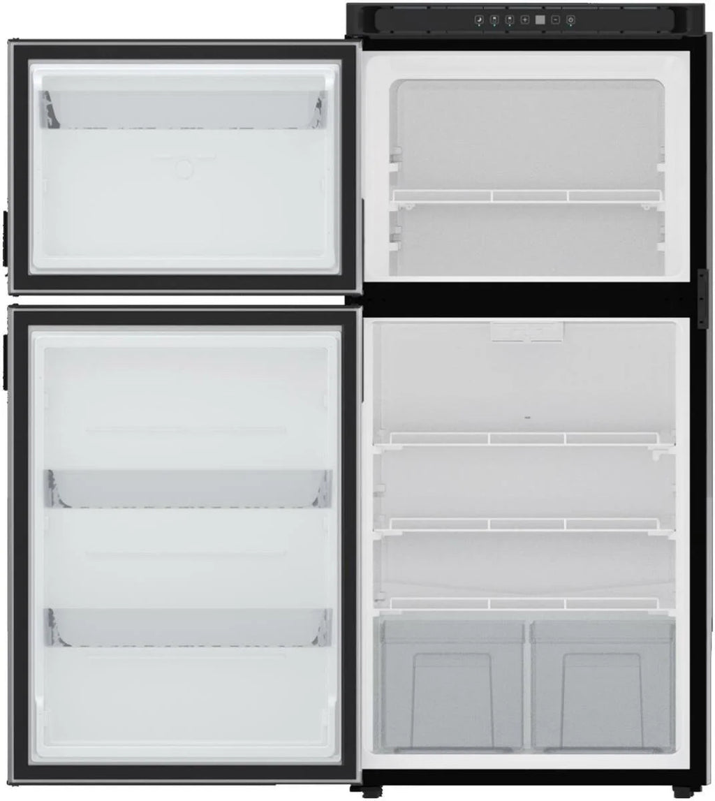 8.2 Cu. Ft. Dual Compartment 2-Door Refrigerator with Freezer, Silver N10172