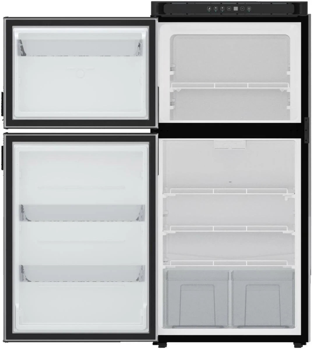8.2 Cu. Ft. Dual Compartment 2-Door Refrigerator with Freezer, Silver N10172