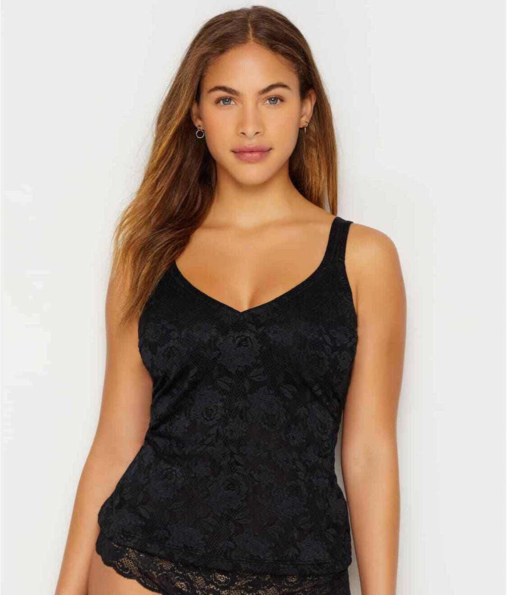Black V-Neck Camisole U8043
