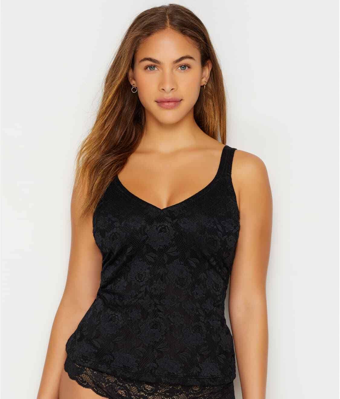 Black V-Neck Camisole U8043