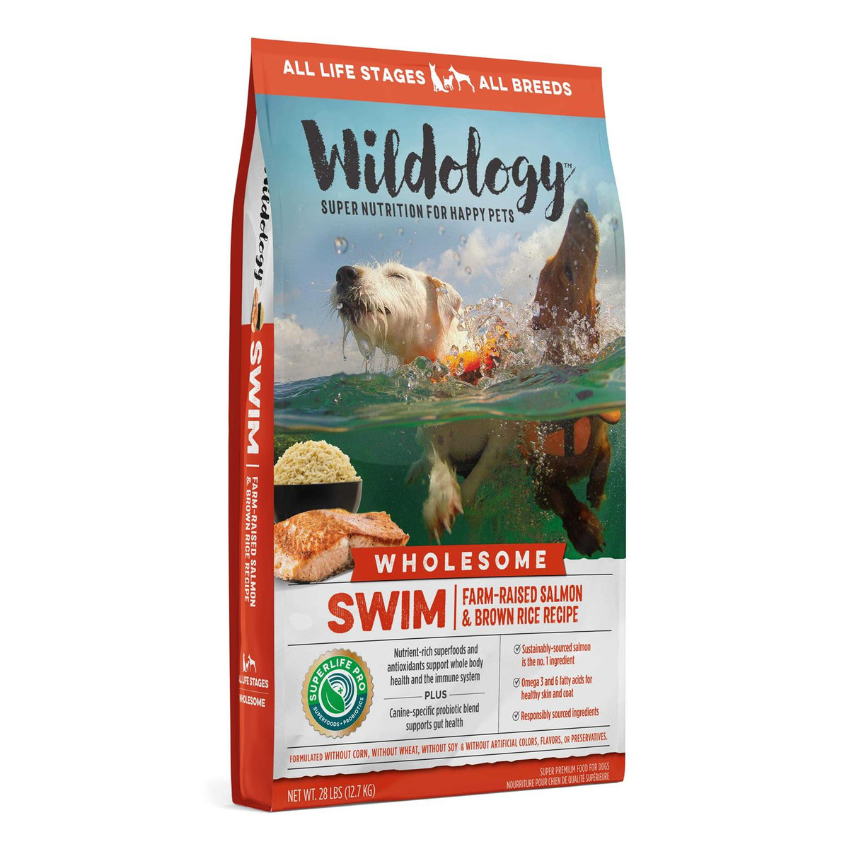 Farm-Raised Salmon & Brown Rice Dog Food G429118