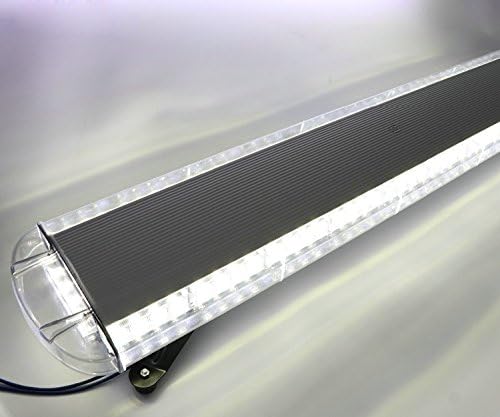 72 LED Car Truck Roof Beacons Emergency Warning Strobe Light Bar 12-24V Blue Red C264599
