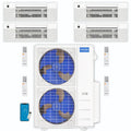 54,000 BTU 4 Zone Ceiling Cassette Ductless Air Conditioner and Heat Pump B210