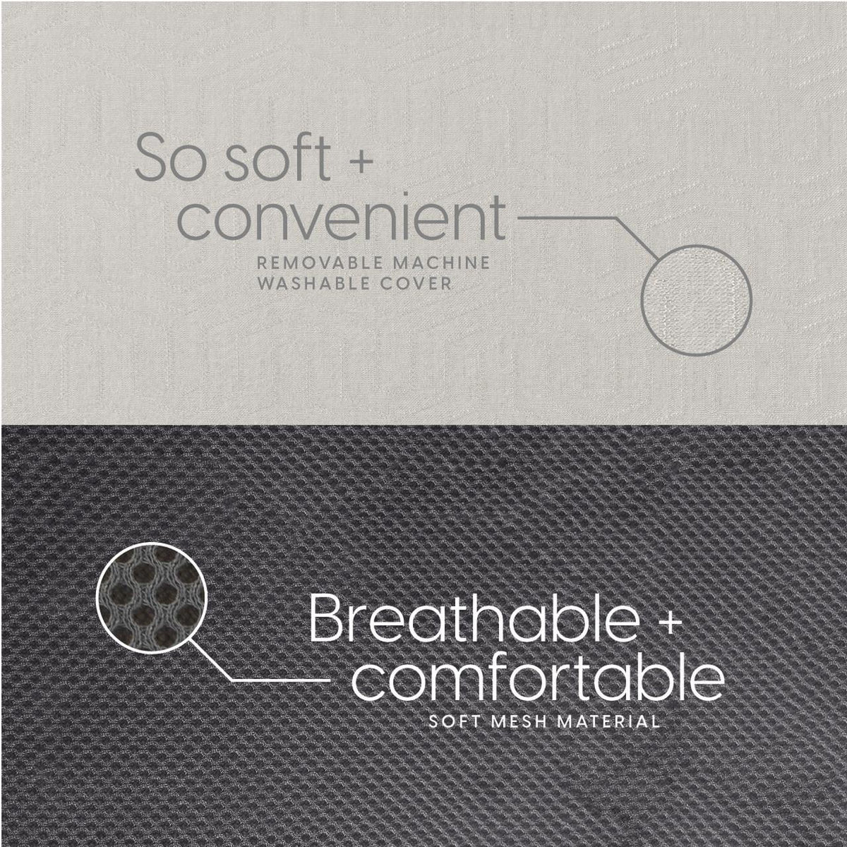 4-Inch Foam Tri Folding Mattress with Washable Cover, Full Size H541606