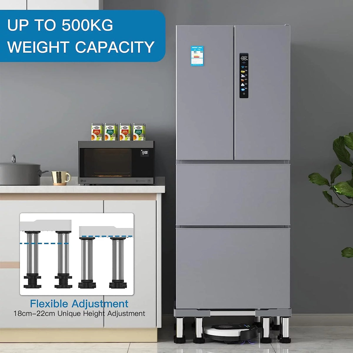 Adjustable Heavy Duty Fridge Stand W174