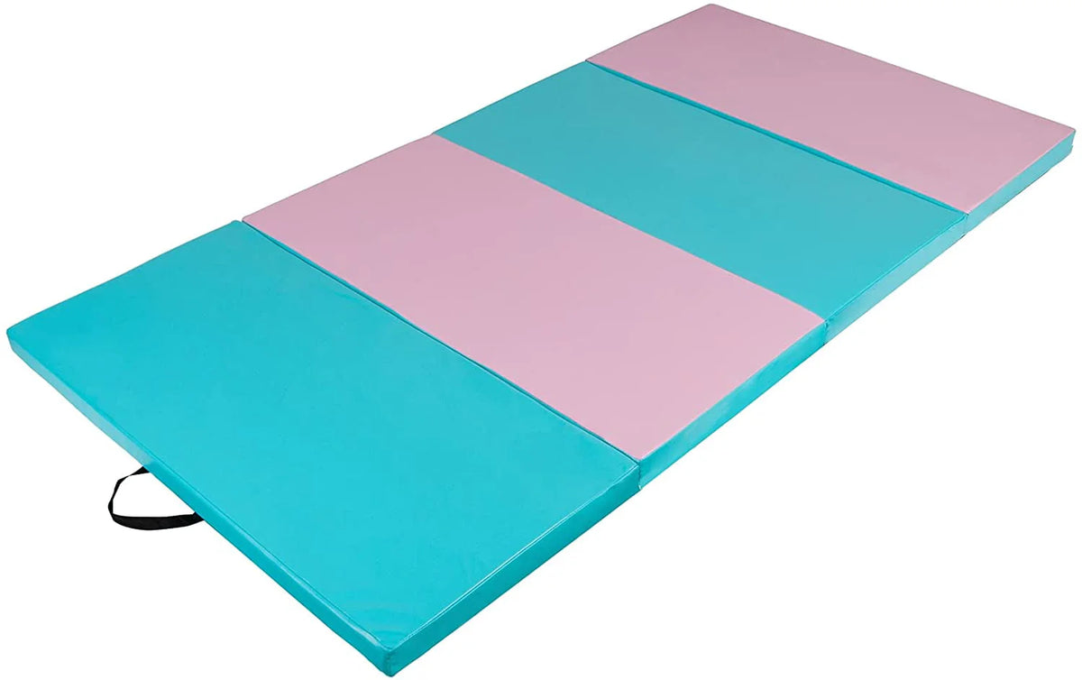4'x10'x2'' Folding Exercise Mat with Carrying Handles X245