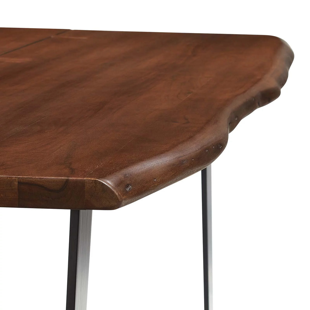 60" Live Edge Acacia Wood Dining Table M2306