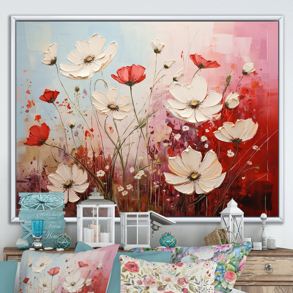 Flower Framed Canvas Art Print O6832