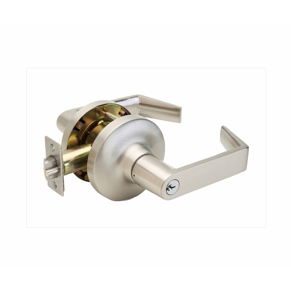 Satin Stainless Cylindrical Entry Door Lever R83689