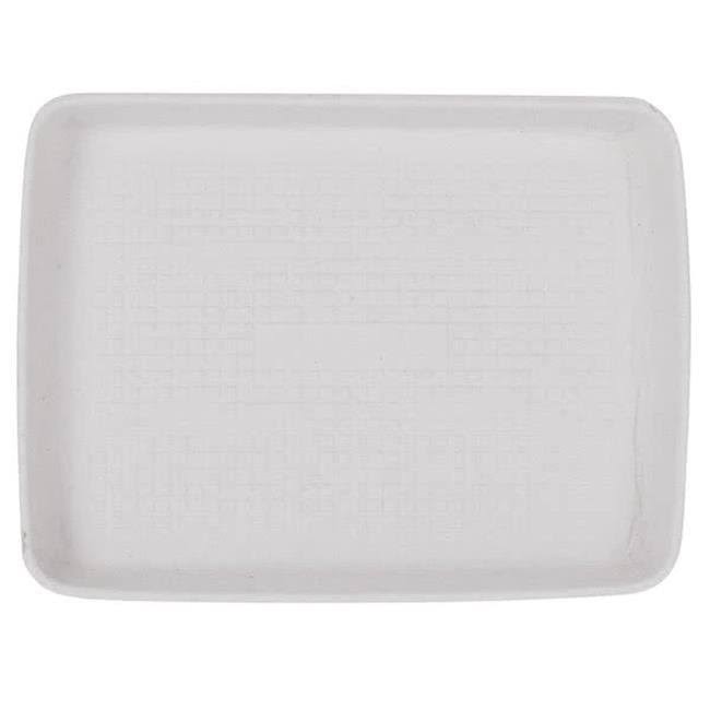 Beige Molded Fiber Rectangular Tray, Case of 250 V980440