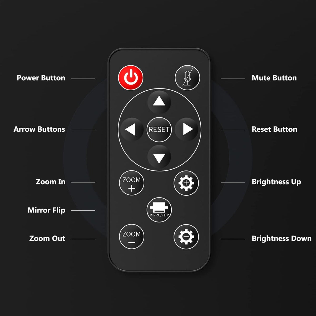 White 1080P Webcam with Remote Control M75515