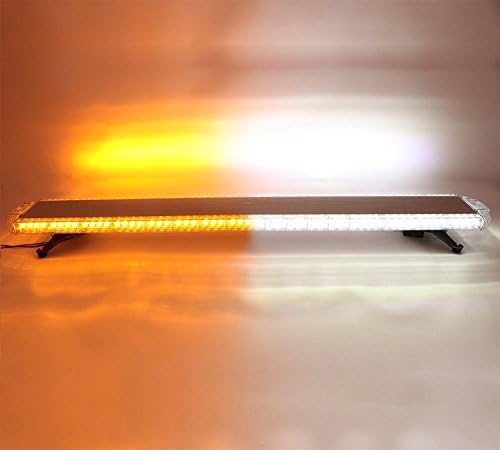 72 LED Car Truck Roof Beacons Emergency Warning Strobe Light Bar 12-24V Blue Red C264599