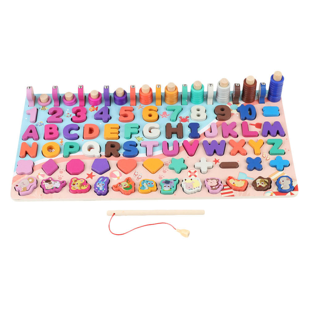 Wooden Magnetic Fishing Toy Game F296758