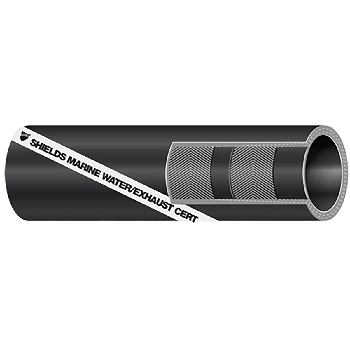 Softwall Exhaust/Water Hose, 4x22 x 12 1/2 O160009
