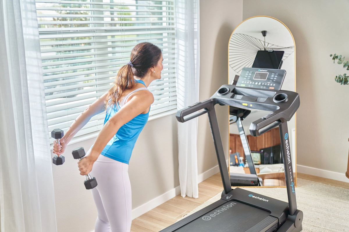Foldable Treadmill with Cushioned Deck Y8110