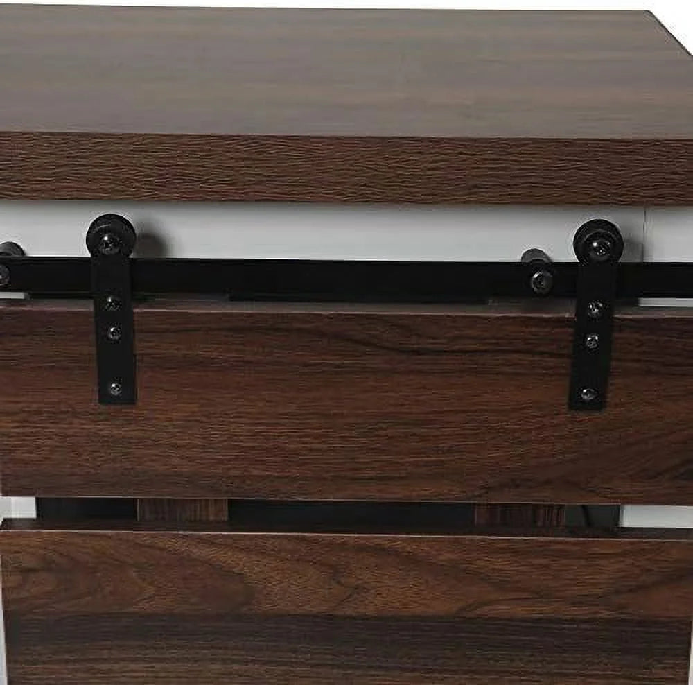 Wood Cabinet with Shelves 32 inch K4379