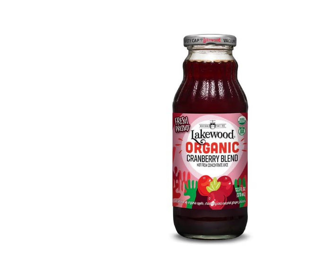 Organic Cranberry Blend Juice, 12.5 Ounces, Pack of 12 B340810